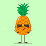 Pineapple sunglasses cartoon style 96516668