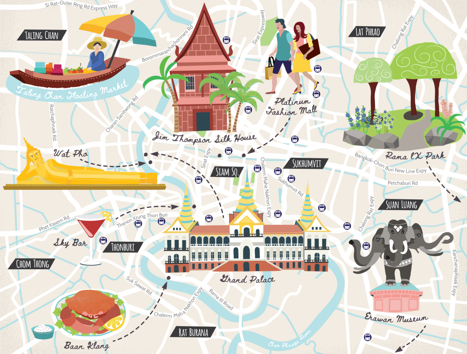 triphunter_travel map_du lich tu tuc Bangkok